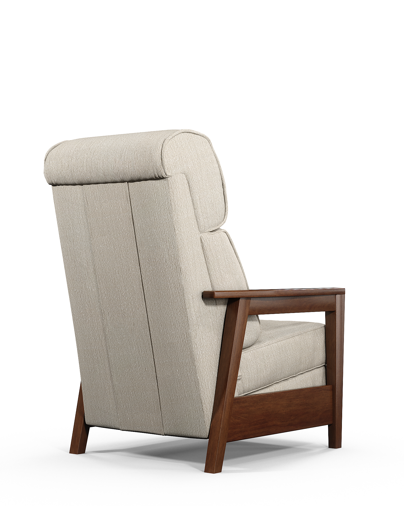 Mid Century Modern high back recliner chair