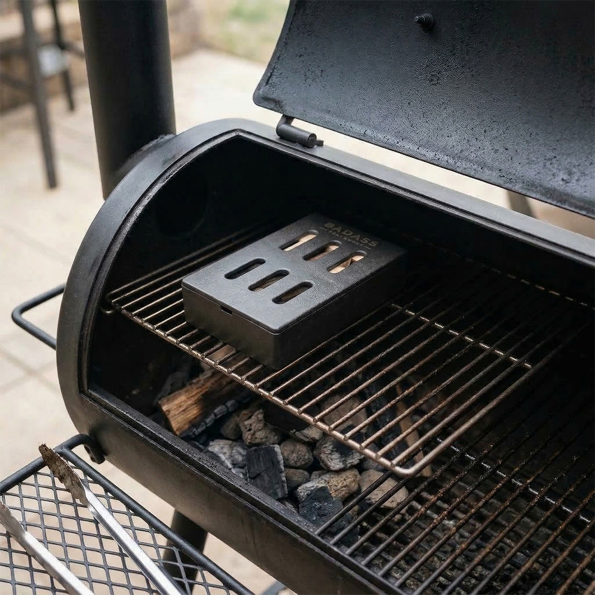 Whiskey Barrel Cast Iron Smoker Box