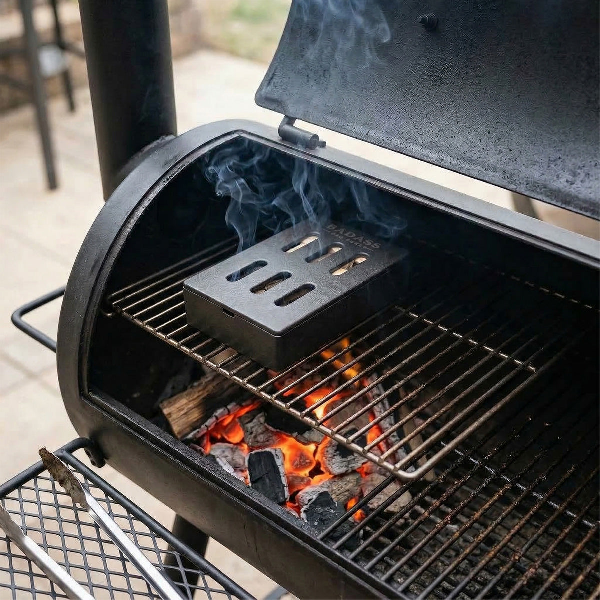 Whiskey Barrel Cast Iron Smoker Box