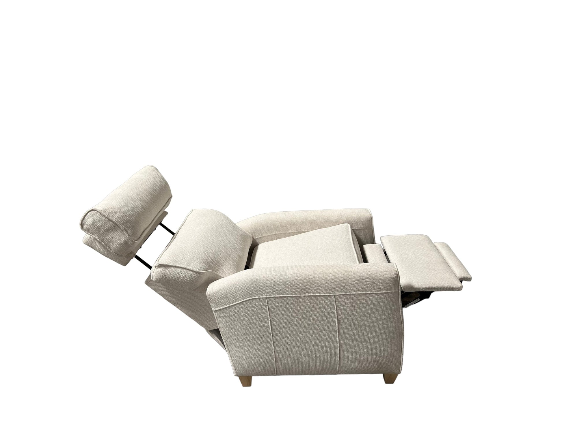 rocker recliner chair with extended footrest