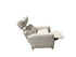 leather glider recliner with extended footrest