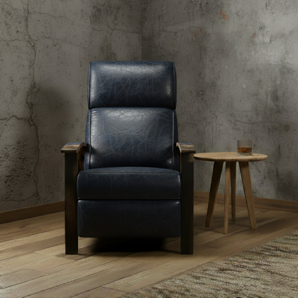 Whiskey Barrel Recliner - Saloon Jeans