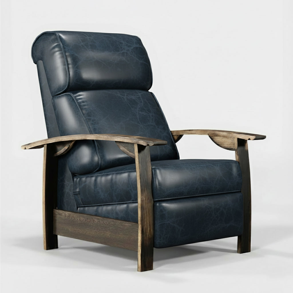 Whiskey Barrel Recliner - Saloon Jeans