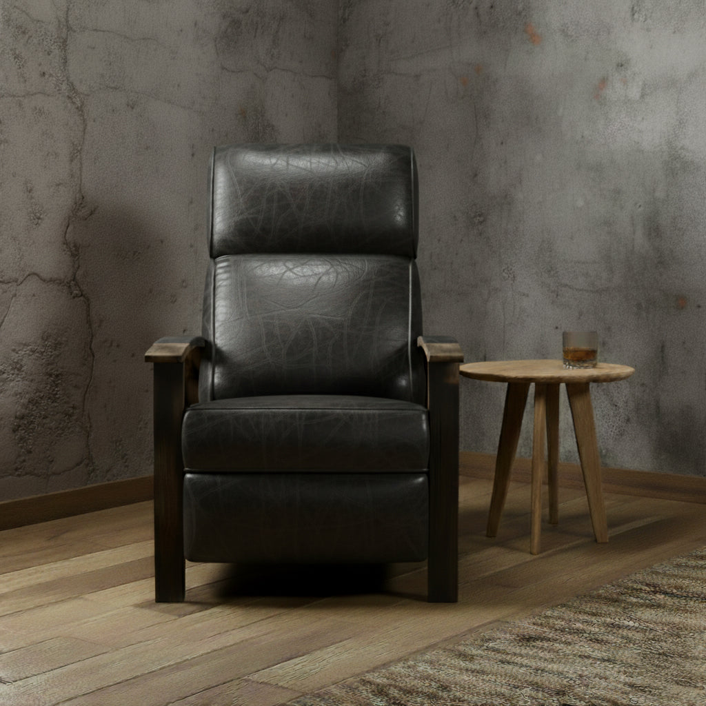 Whiskey Barrel Recliner - Saloon Gray