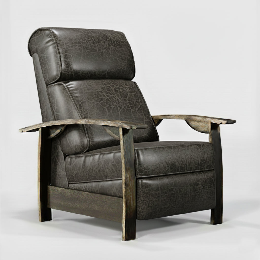 Whiskey Barrel Recliner - Saloon Gray