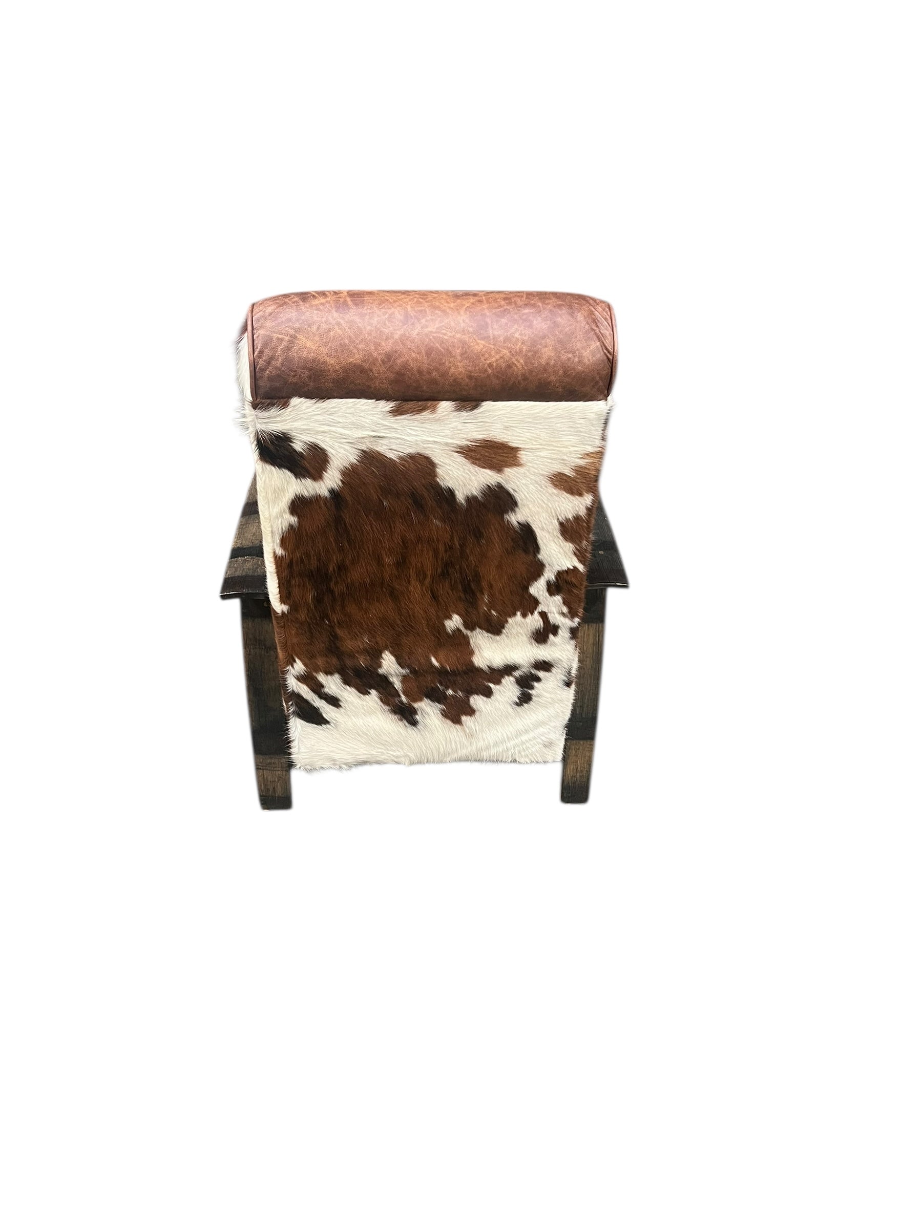 Hair on Hide Whiskey Barrel Recliner