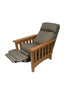 comfortable recliner for small spaces with extended footrest