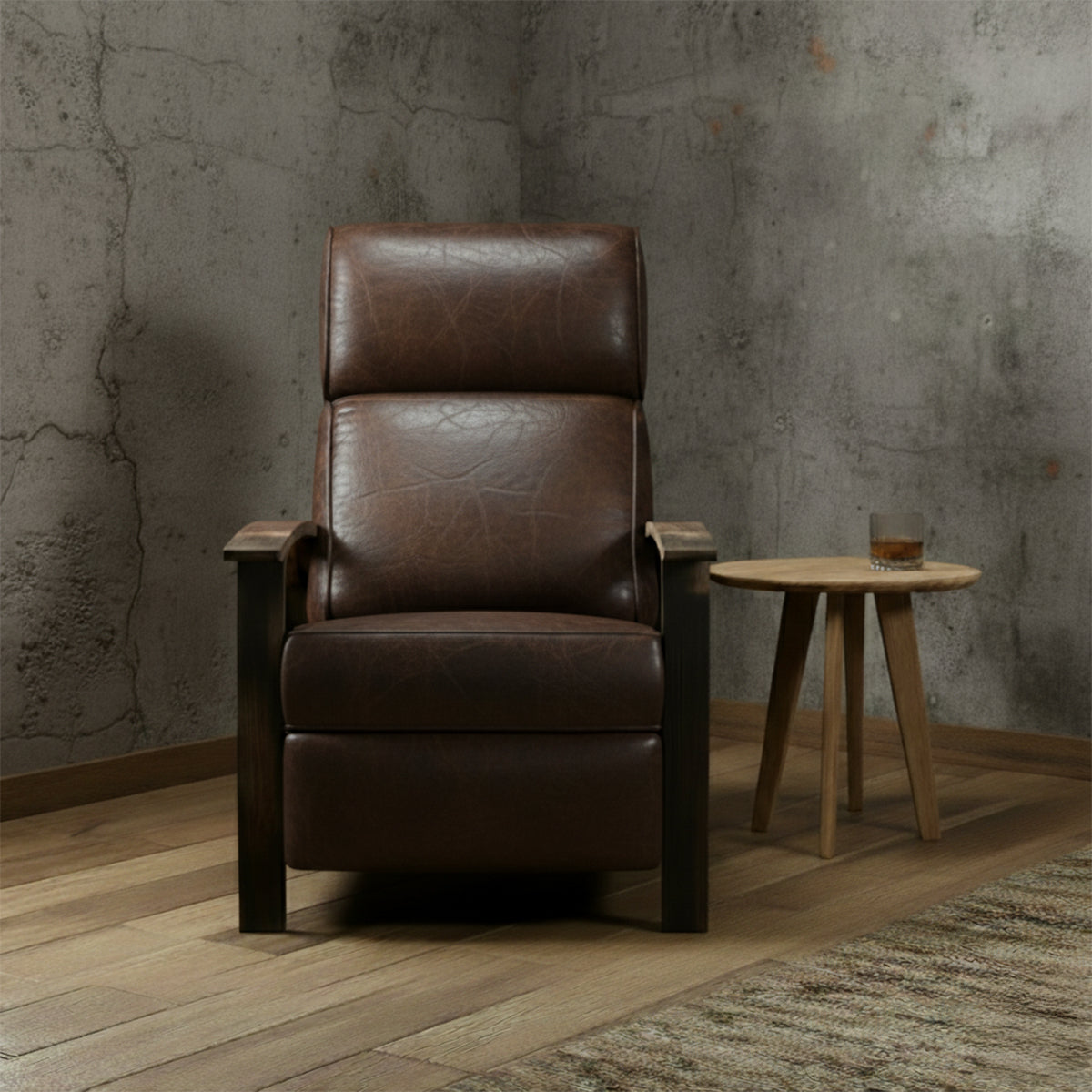 Whiskey Barrel Recliner - Saloon Texas