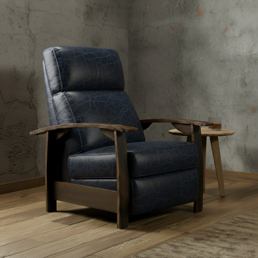 Whiskey Barrel Recliner - Saloon Jeans